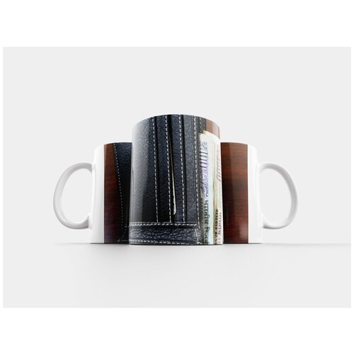 фото Кружка "бумажник, бумажник деньги, кошелек с деньгами" 320 мл lotsprints