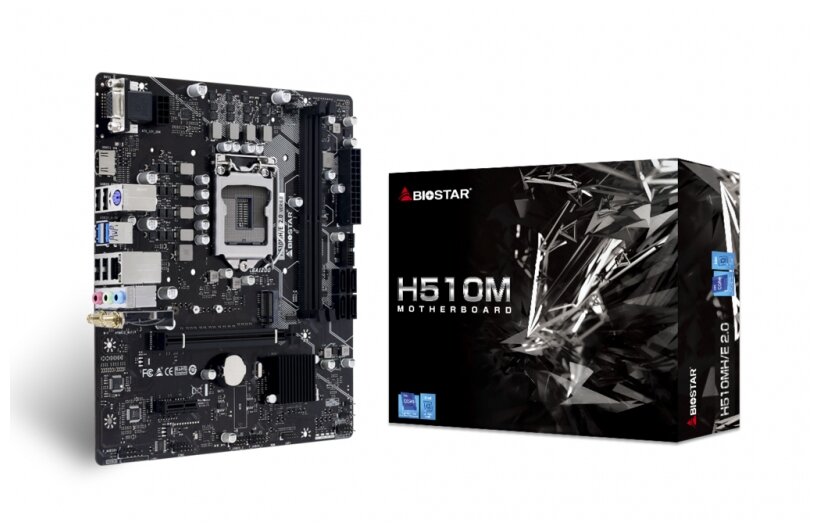 Материнская плата BIOSTAR H510MH 2.0 (LGA1200, mATX)