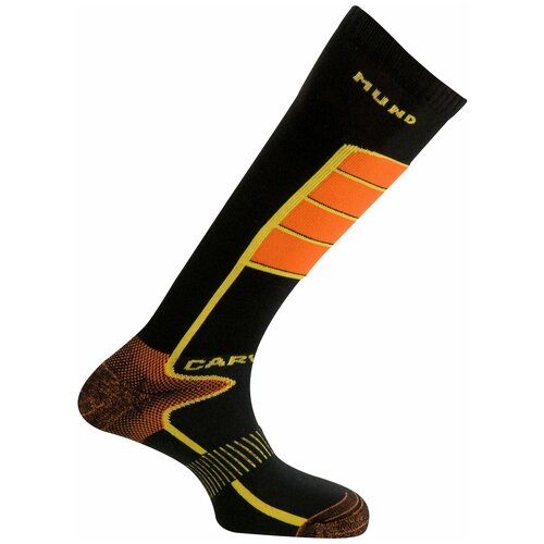 Носки Mund, размер 38-41, черный, оранжевый