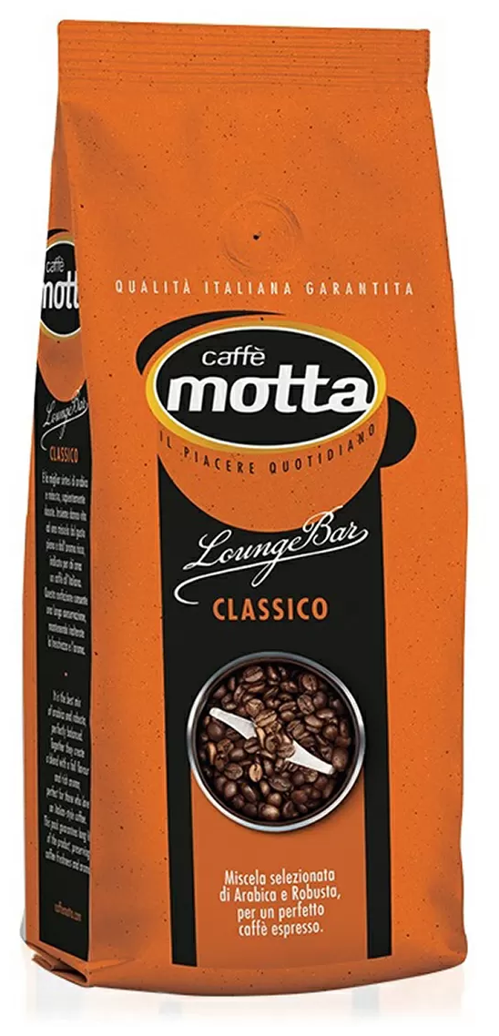 Кофе в зернах натуральный Сaffe Motta Lounge Bar Classico, Италия, 1 кг