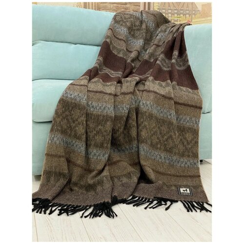 Плед из альпаки 1,5-спальный INCALPACA PP-59, 100% шерсть, альпака, меринос