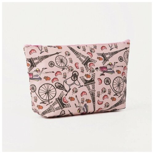 фото Косметичка на молнии, цвет розовый art-p