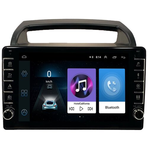 Штатная магнитола KIA Carnival Киа Карнивал 2006-2014, Android 10, 2/16GB, c крутилками