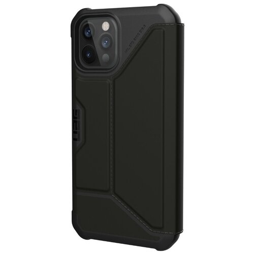 фото Чехол- книжка urban armor gear (uag) metropolis series для iphone 12 pro max, цвет черный satn (112366113840)