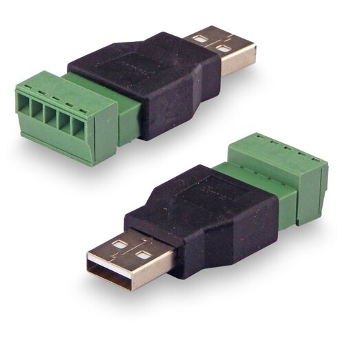 Переходник USB (male)-клеммная колодка винтовая