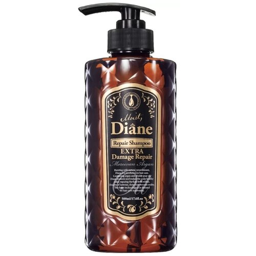 Шампунь для волос восстанавливающий безсульфатный Moist Diane Botanical Extra Damage Repair с аргановым маслом 450 мл