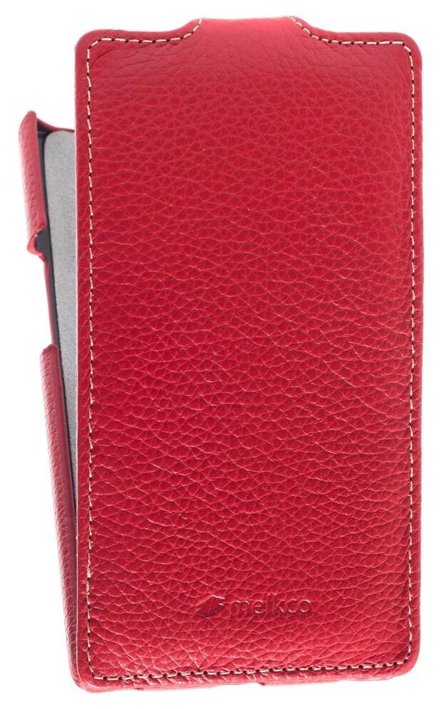 Кожаный чехол для LG Optimus L9 P760 Melkco Leather Case - Jacka Type (Red LC)