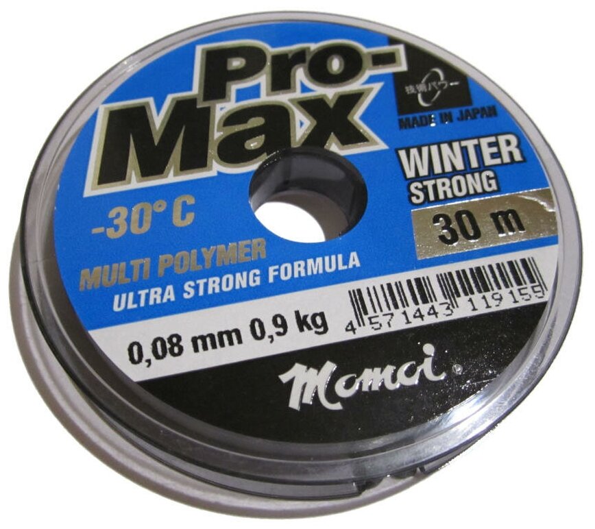 Монофильная леска Momoi Pro-Max Winter Strong