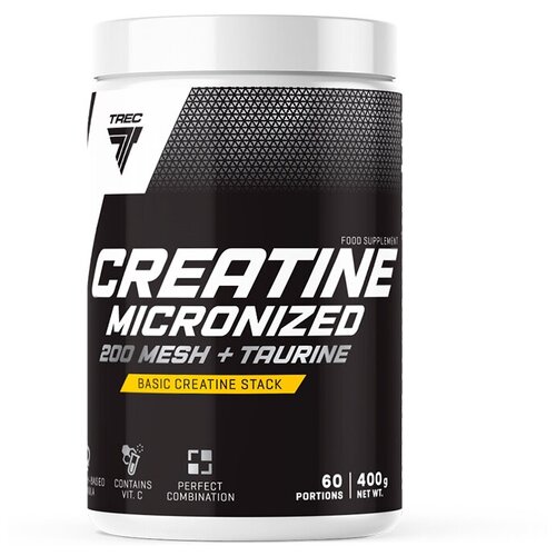 Trec Nutrition Креатин Trec Nutrition Creatine Micronized 200 mesh + Taurine, 400 г trec nutrition креатин транспорт trec nutrition cm3 1250 250 г вкус ананас