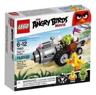 Конструктор LEGO The Angry Birds Movie 75821 Побег Свинки на авто