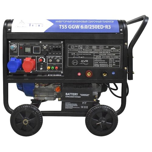 Бензиновый генератор ТСС GGW 6.0/250ED-R3, (6000 Вт)