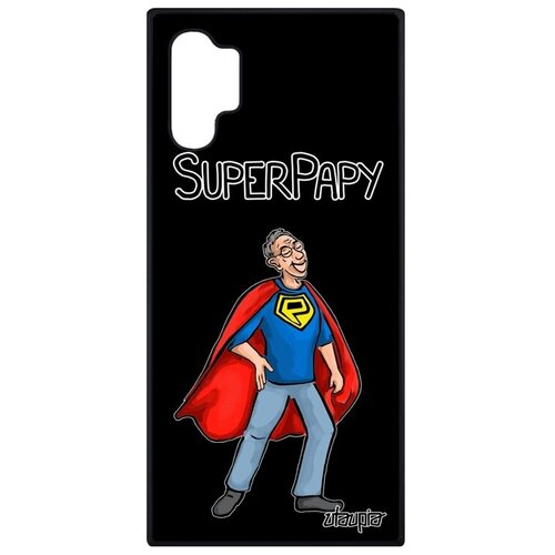фото Ударопрочный чехол на телефон // samsung galaxy note 10 plus // "супердед" рисунок семья, utaupia, черный