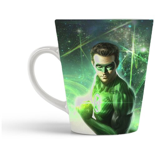 фото Кружка-латте coolpodarok зелёный фонарь