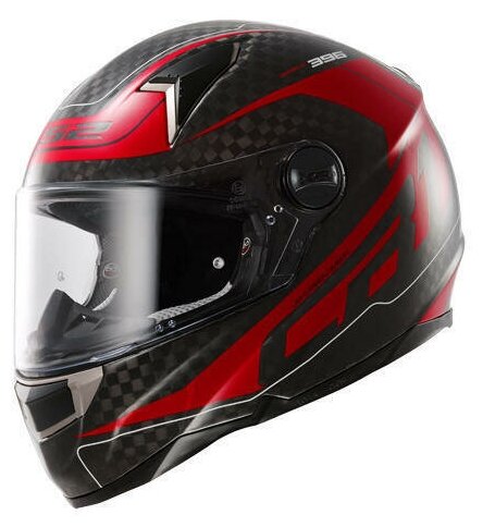 Шлем LS2 FF396 CR1 Trix (XXL, Red Carbon)