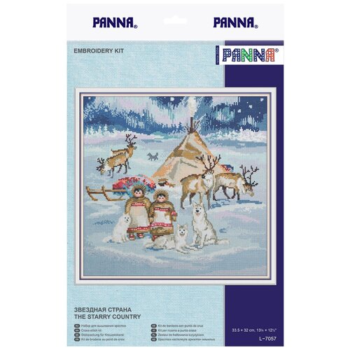 фото Набор для вышивания panna "звездная страна", арт. l-7057 (л-7057), 33.5x32 см