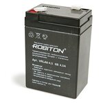 Свинцово-кислотный аккумулятор ROBITON 6В 4,5А - изображение