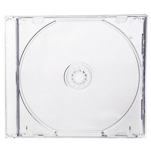 Коробка на 1 CD slim тонкая слим - прозрачная