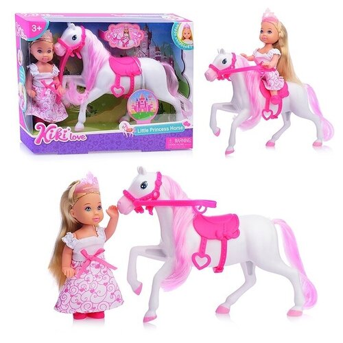 Кукла КНР с лошадкой, в коробке (88040) кукла 666 29 с лошадкой в пакете