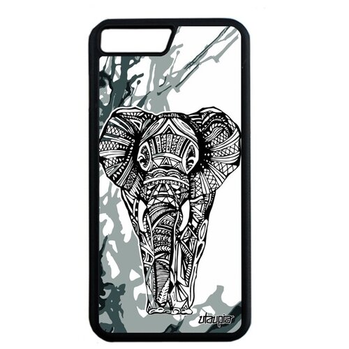 фото Защитный чехол на телефон // iphone 8 plus // "слон" азиатский африканский, utaupia, серый
