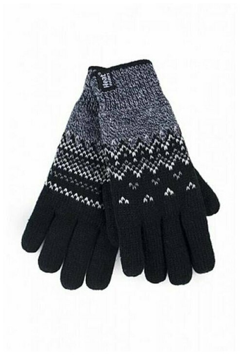 Перчатки Heat Holders, демисезон/зима, подкладка, размер S/M, черный, серый