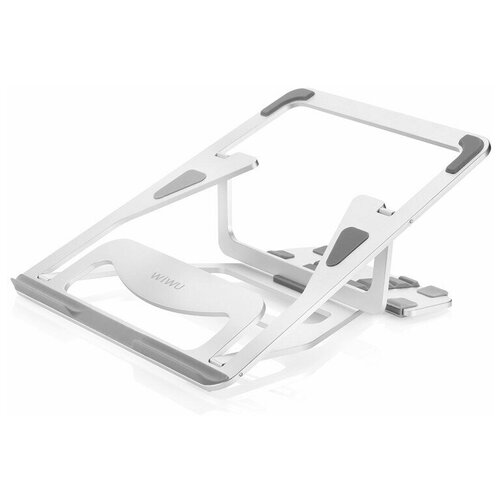 фото Подставка для ноутбука wiwu для apple macbook 11.6 / 15.4 lohas s100 laptop stand silver 6973218932477