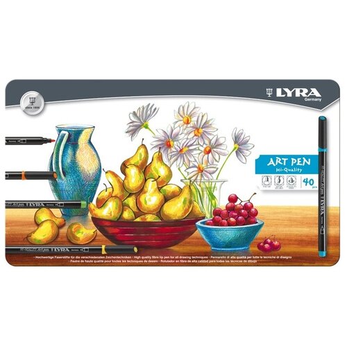 фото Lyra набор фломастеров hi-quality art pen, 40 шт., l6751400