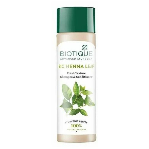 Шампунь для волос на листьях хны (Bio Henna Leaf Fresh Texture Shampoo and Conditioner), 190 мл