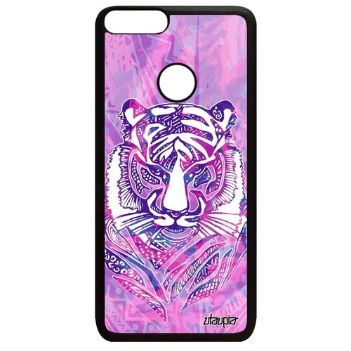 фото Красивый чехол на мобильный // huawei p smart 2018 // "тигр" стиль зверь, utaupia, розовый