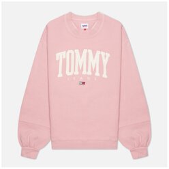 Женская толстовка Tommy Jeans ABO Collegiate Crew Neck розовый , Размер M
