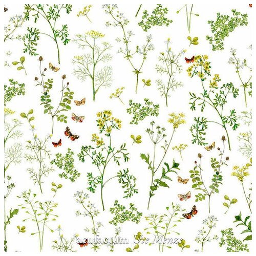 Ткань Травяеой луг, ширина 155см, Acufactum Ute Menze, 3523-754