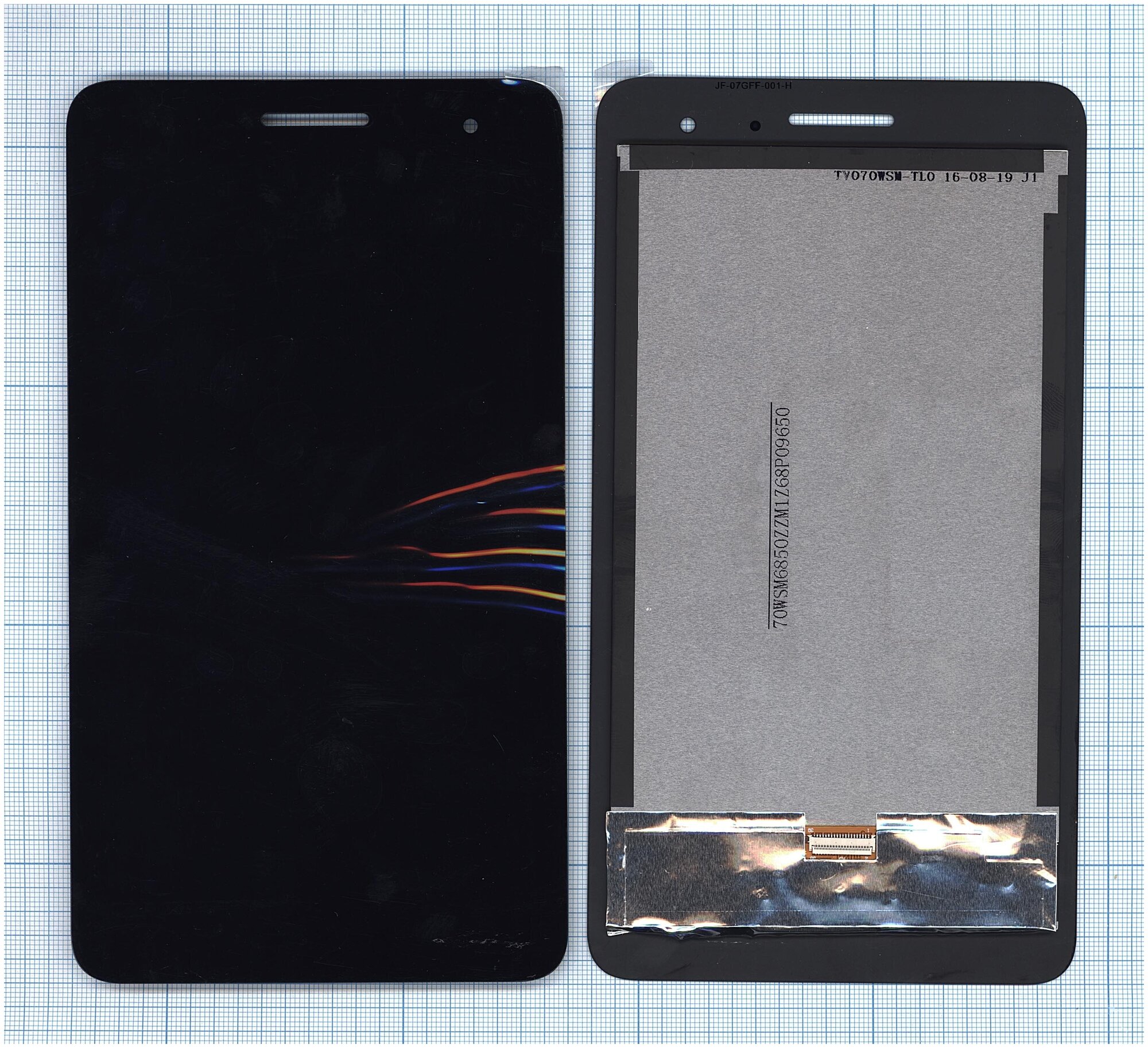 Модуль (матрица + тачскрин) для Huawei MediaPad T1 (T1-701U) черный