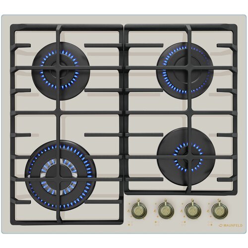 Газовая варочная панель MAUNFELD EGHG6463CBGRG бежевый 3099900₽