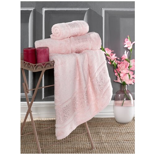 фото Полотенце бамбуковое "karna" armond 70х140 см цвет пудра