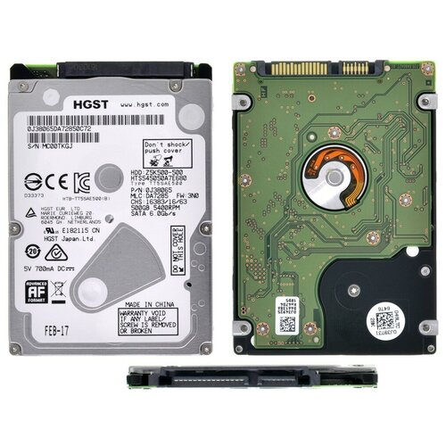 HDD Накопитель 25 SATA 500Gb 5400RPM 505000₽
