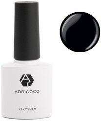 ADRICOCO гель-лак Gel Polish, 8 мл, 099 черный