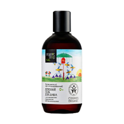 гель для душа детский organic shop kids с органическим гидролатом цветов апельсина 0 250 мл Organic Shop Детский гель для душа, 250 мл, 250 г