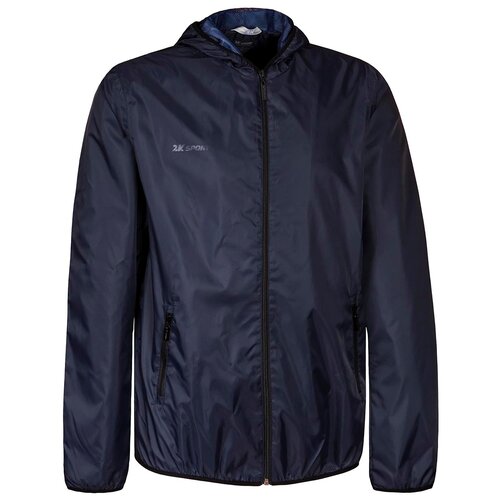 фото Куртка 2k sport детская, капюшон, карманы, водонепроницаемая, размер yxs(32), синий