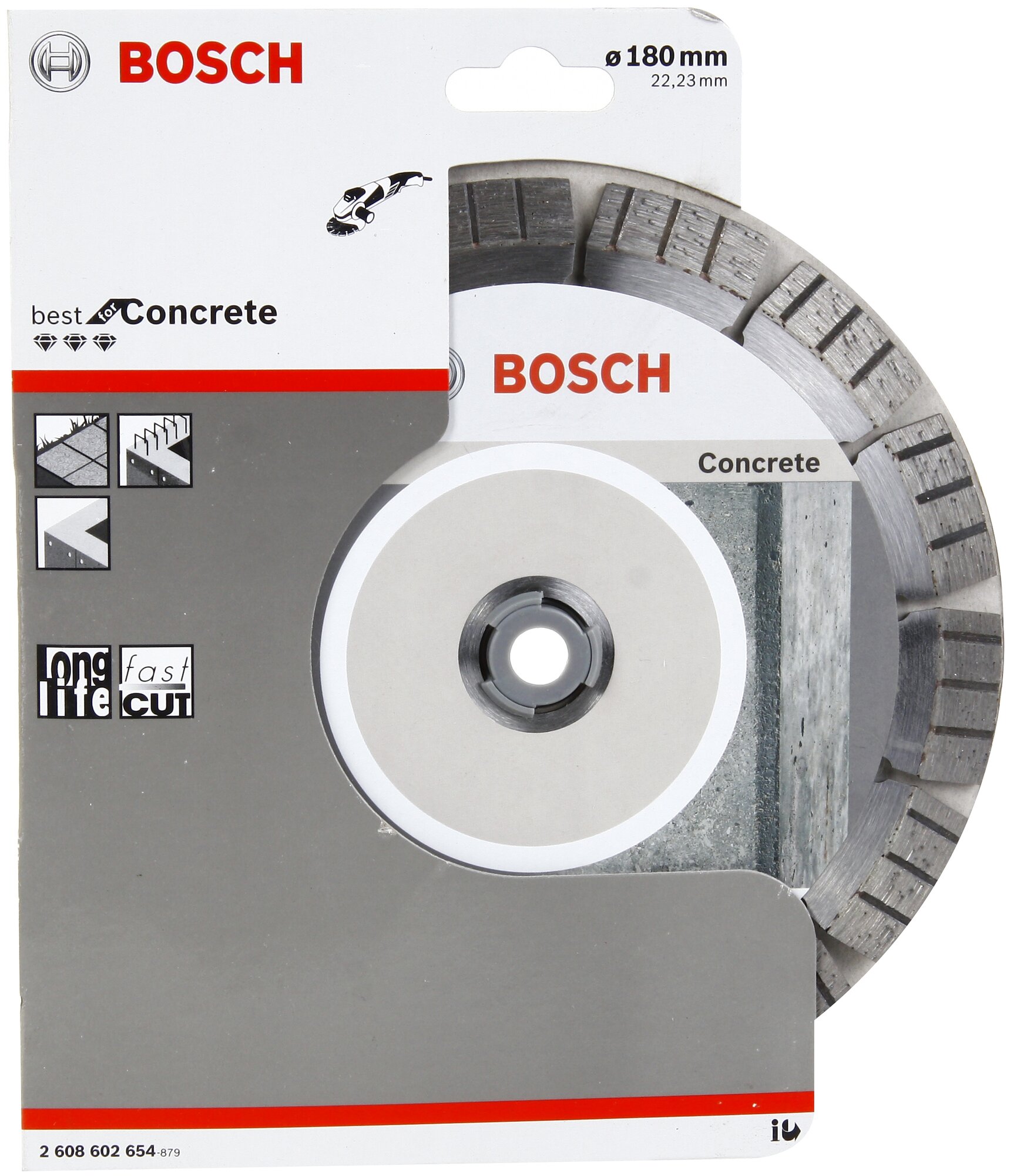 Алмазный отрезной круг Best for Concrete Bosch 2 608 602 654 - фотография № 2