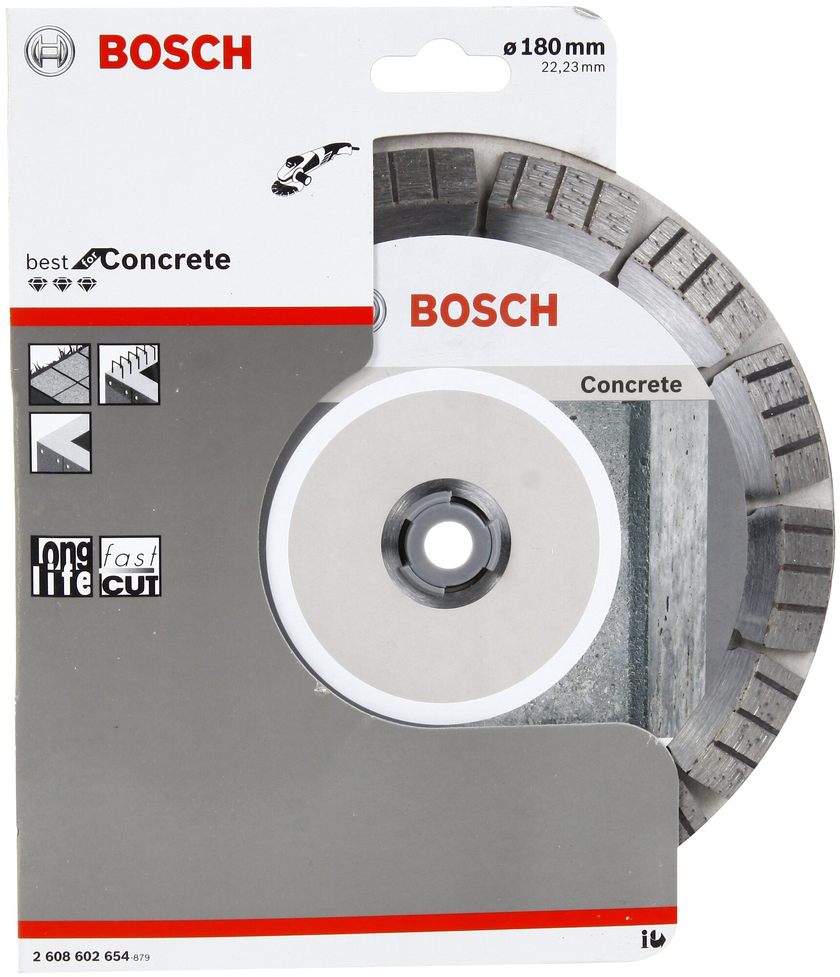 Диск алмазный Best for Concrete 22,23х180 мм Bosch 2608602654