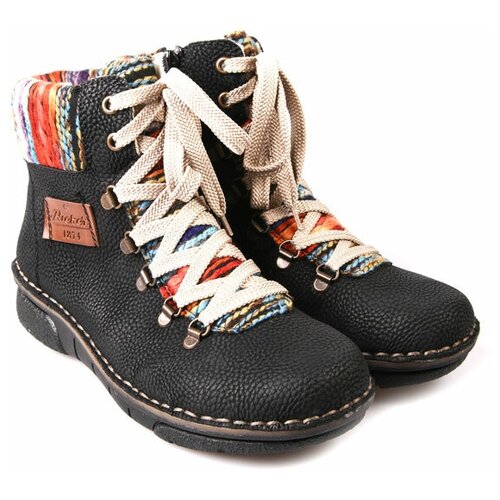 фото Ботинки rieker (liane) женские зимние, размер 37, цвет черный, артикул 73343-00