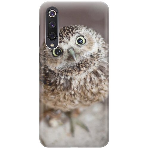 фото Gosso ультратонкий силиконовый чехол-накладка для xiaomi mi 9 se с принтом "удивленная сова"