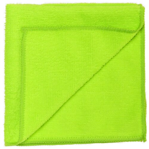 Салфетка универсальная из микрофибры,29х29см, 1шт,зелёная.