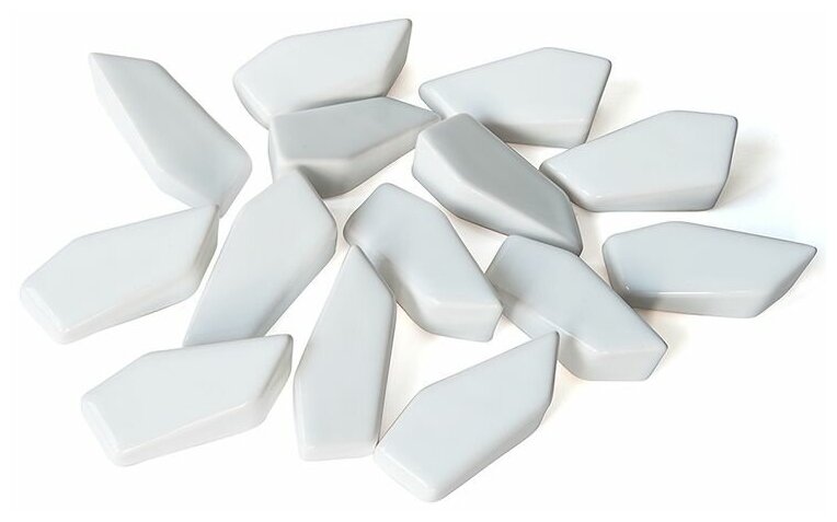 Набор Bioteplo из 14 керамических камней "White Flame" для биокаминов