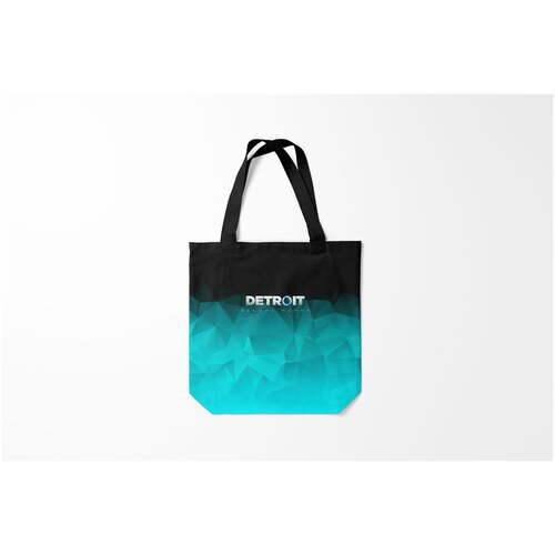 фото Сумка-шоппер / 40х40 см / геймерам / detroit become human burnettie