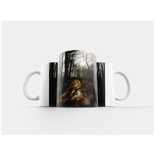фото Кружка "лес, лесная тропа, дорожка" 320 мл lotsprints