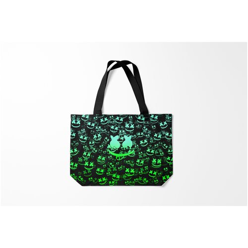 фото Сумка-шоппер / 46х35 см / разная музыка / marshmello burnettie