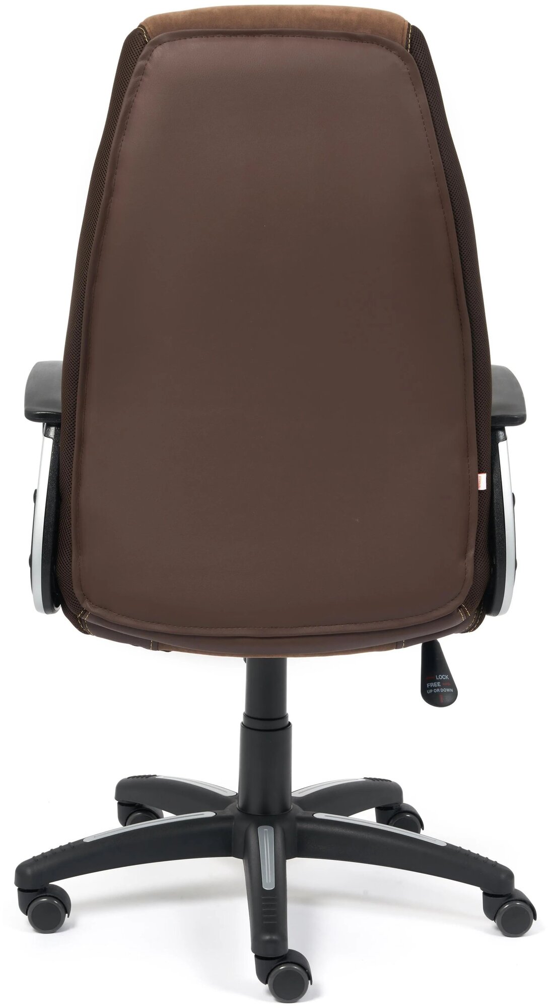 Компьютерное кресло TetChair Интер офисное, обивка: искусственная кожа/текстиль, цвет: коричневый - фотография № 4
