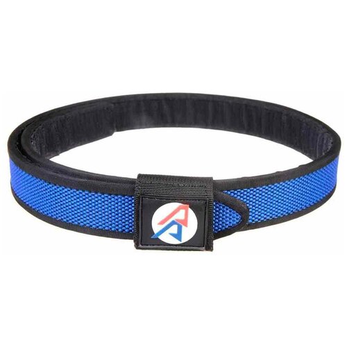 4pcs double snap belt keeper leather tactical belt keeper loop belt buckle for2 inch with double snap Ремень Double-Alpha Academy, синий