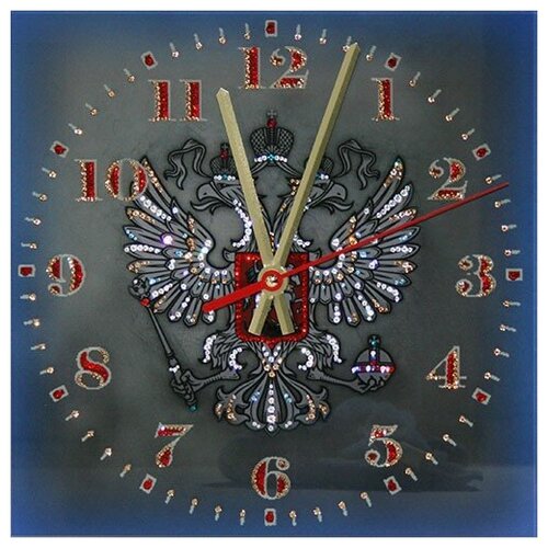 Часы с кристаллами Swarovski "Герб РФ"