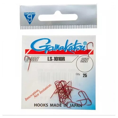 Крючок Gamakatsu Hook LS-1010R Red №08